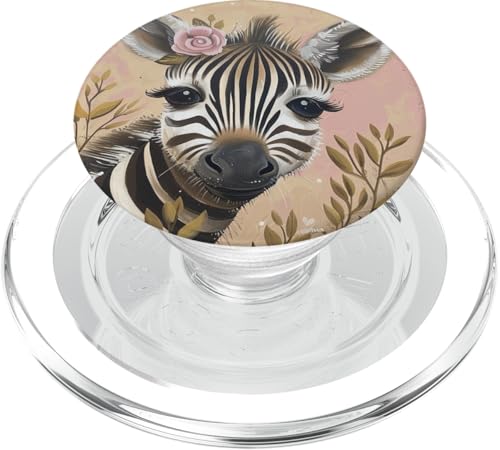 Baby-Zebra PopSockets PopGrip für MagSafe von Cute Funny Animals