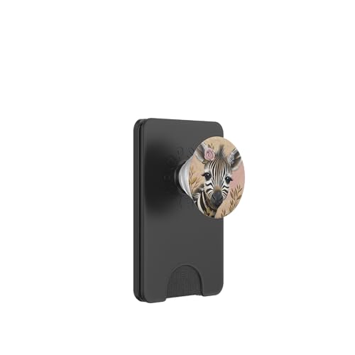Baby-Zebra PopSockets PopWallet für MagSafe von Cute Funny Animals