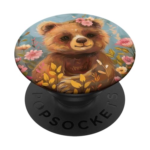 Bär PopSockets Klebender PopGrip von Cute Funny Animals