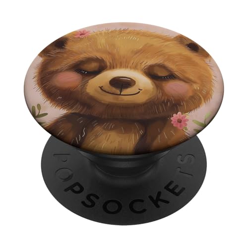 Bär PopSockets Klebender PopGrip von Cute Funny Animals