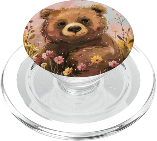 Bär PopSockets PopGrip für MagSafe von Cute Funny Animals
