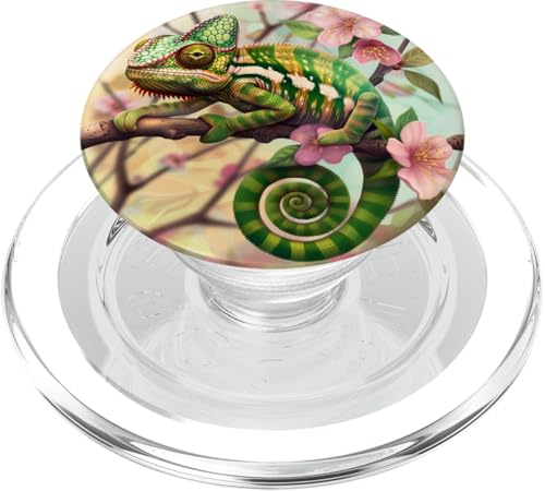 Chamäleon PopSockets PopGrip für MagSafe von Cute Funny Animals