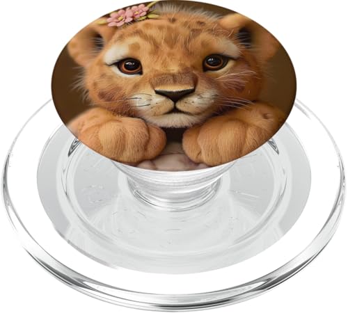 Löwenkopf PopSockets PopGrip für MagSafe Löwenkopf PopSockets PopGrip für MagSafe von Cute Funny Animals