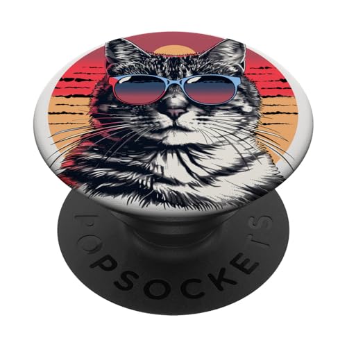 Lustige Katze PopSockets Klebender PopGrip von Cute Funny Animals