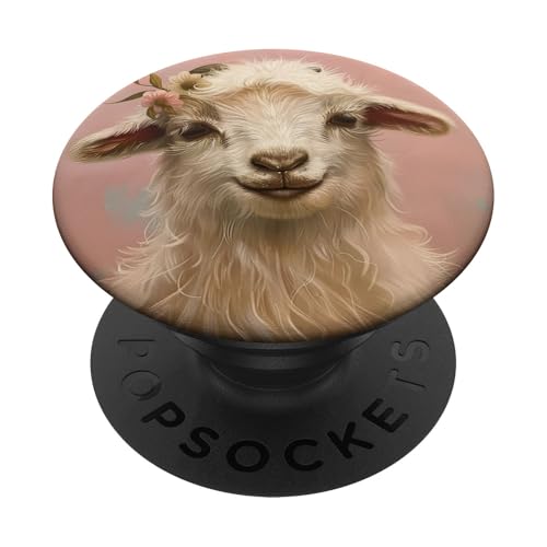Lustige Ziege PopSockets Klebender PopGrip von Cute Funny Animals