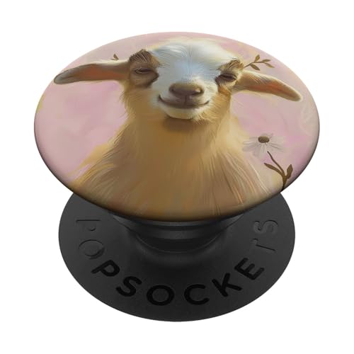 Lustige Ziege PopSockets Klebender PopGrip von Cute Funny Animals