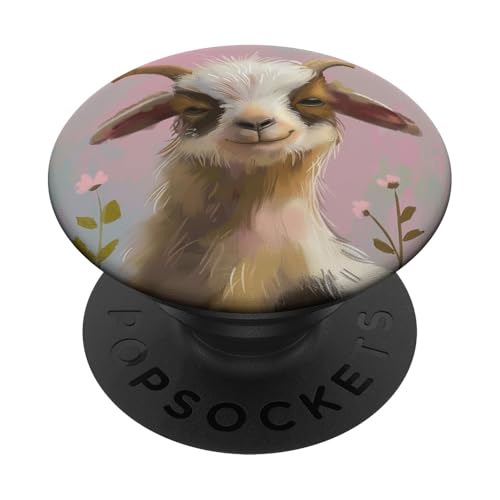 Lustige Ziege PopSockets Klebender PopGrip von Cute Funny Animals
