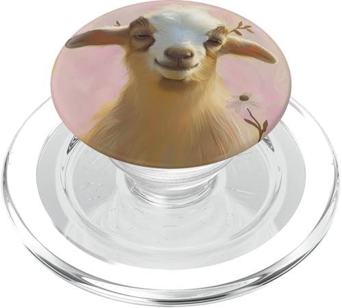 Lustige Ziege PopSockets PopGrip für MagSafe von Cute Funny Animals