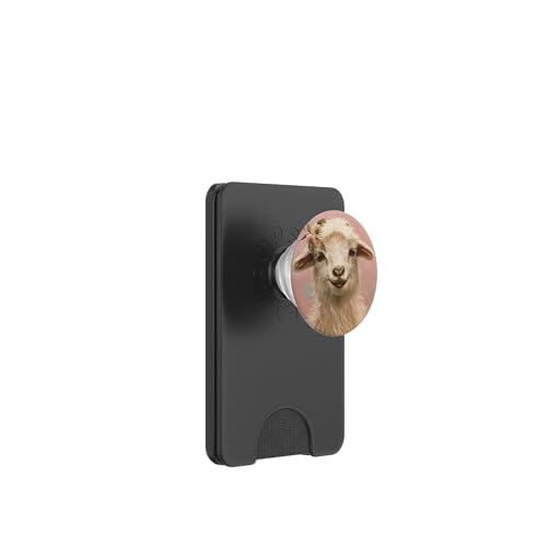 Lustige Ziege PopSockets PopWallet für MagSafe von Cute Funny Animals