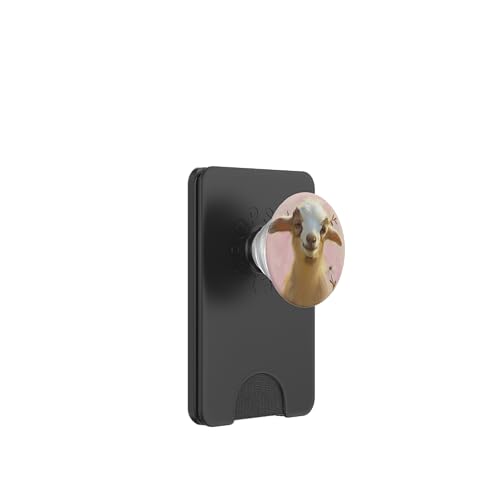 Lustige Ziege PopSockets PopWallet für MagSafe von Cute Funny Animals