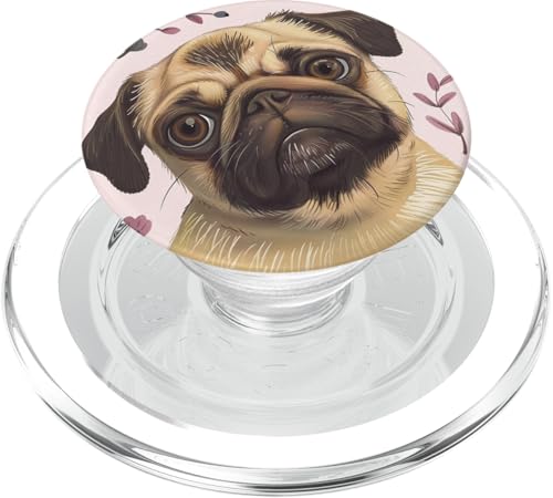 Lustiger Hund Mama Mops PopSockets PopGrip für MagSafe Lustiger Hund Mama Mops PopSockets PopGrip für MagSafe von Cute Funny Animals