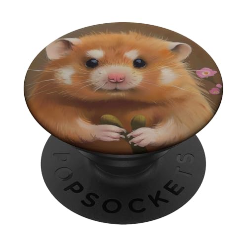 Niedlicher Hamster, Rosa PopSockets Klebender PopGrip von Cute Funny Animals
