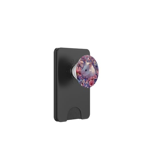 Niedlicher Hamster, der sich in Wildblumen versteckt PopSockets PopWallet für MagSafe von Cute Funny Animals
