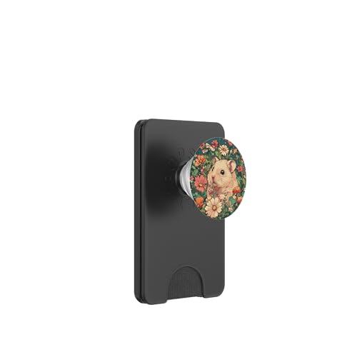Niedlicher Hamster, der sich in Wildblumen versteckt PopSockets PopWallet für MagSafe Niedlicher Hamster, der sich in Wildblumen versteckt PopSockets PopWallet für MagSafe von Cute Funny Animals