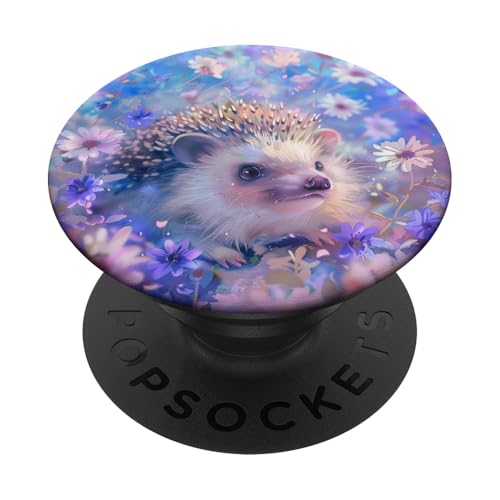 Niedlicher Igel, der sich in Wildblumen versteckt PopSockets Klebender PopGrip Niedlicher Igel, der sich in Wildblumen versteckt PopSockets Klebender PopGrip von Cute Funny Animals