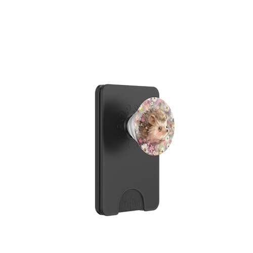 Niedlicher Igel, der sich in Wildblumen versteckt PopSockets PopWallet für MagSafe Niedlicher Igel, der sich in Wildblumen versteckt PopSockets PopWallet für MagSafe von Cute Funny Animals