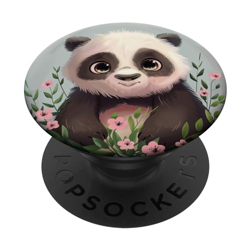 Niedlicher Pandabär PopSockets Klebender PopGrip Niedlicher Pandabär PopSockets Klebender PopGrip von Cute Funny Animals