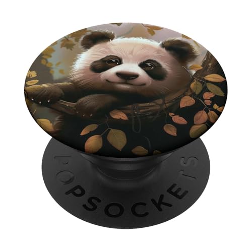 Niedlicher Pandabär PopSockets Klebender PopGrip Niedlicher Pandabär PopSockets Klebender PopGrip von Cute Funny Animals