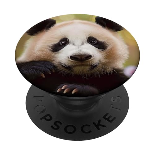 Niedlicher Pandabär PopSockets Klebender PopGrip Niedlicher Pandabär PopSockets Klebender PopGrip von Cute Funny Animals