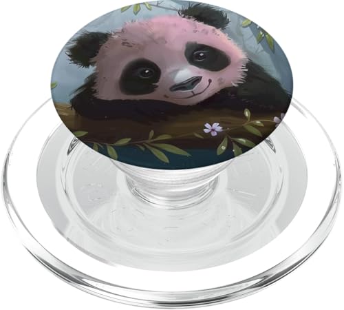 Niedlicher Pandabär PopSockets PopGrip für MagSafe Niedlicher Pandabär PopSockets PopGrip für MagSafe von Cute Funny Animals