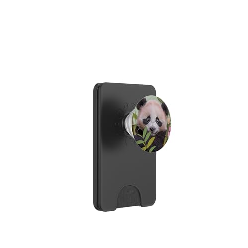 Niedlicher Pandabär PopSockets PopWallet für MagSafe Niedlicher Pandabär PopSockets PopWallet für MagSafe von Cute Funny Animals