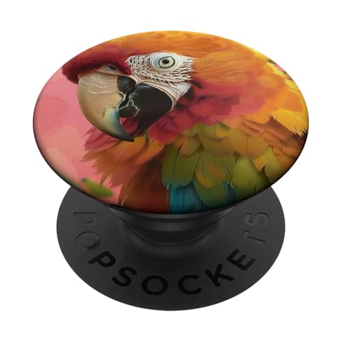Niedlicher Papageienvo PopSockets Klebender PopGrip Niedlicher Papageienvo PopSockets Klebender PopGrip von Cute Funny Animals