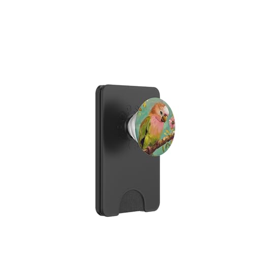 Niedlicher Papageienvo PopSockets PopWallet für MagSafe von Cute Funny Animals