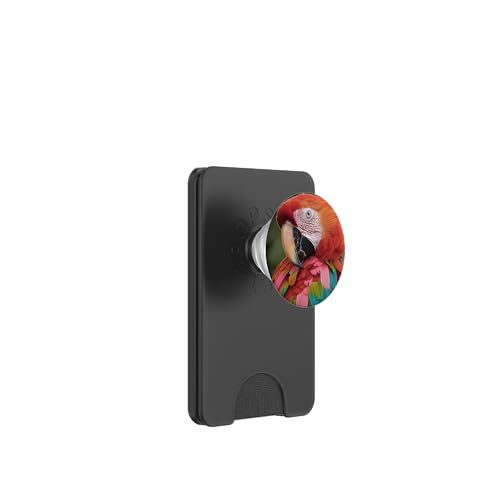 Niedlicher Papageienvo PopSockets PopWallet für MagSafe von Cute Funny Animals