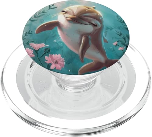 Ozean-Delfin PopSockets PopGrip für MagSafe von Cute Funny Animals