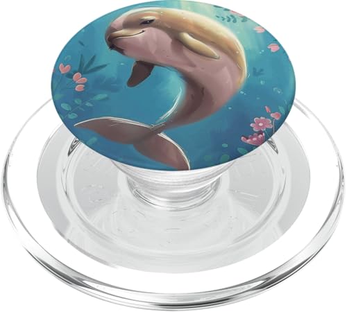 Ozean-Tier süßer Delfin PopSockets PopGrip für MagSafe Ozean-Tier süßer Delfin PopSockets PopGrip für MagSafe von Cute Funny Animals