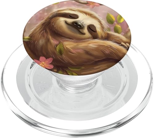 Schlafendes Faultier PopSockets PopGrip für MagSafe Schlafendes Faultier PopSockets PopGrip für MagSafe von Cute Funny Animals