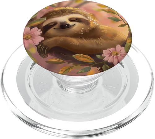 Schlafendes Faultier PopSockets PopGrip für MagSafe Schlafendes Faultier PopSockets PopGrip für MagSafe von Cute Funny Animals