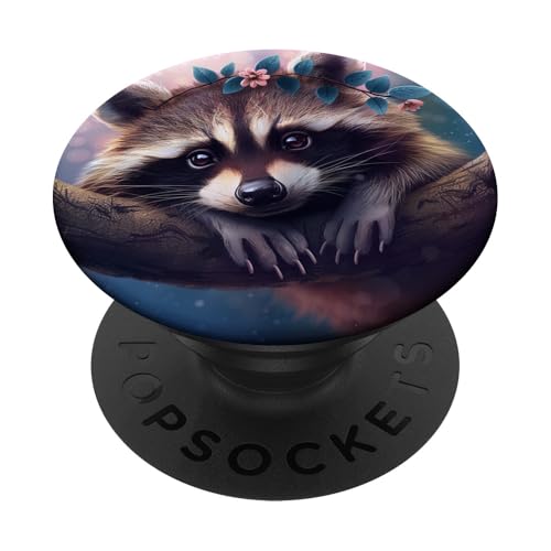 Süßer Baby-Waschbär PopSockets Klebender PopGrip Süßer Baby-Waschbär PopSockets Klebender PopGrip von Cute Funny Animals