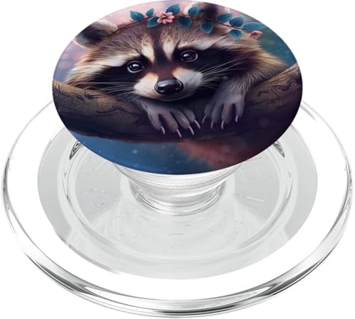 Süßer Baby-Waschbär PopSockets PopGrip für MagSafe Süßer Baby-Waschbär PopSockets PopGrip für MagSafe von Cute Funny Animals
