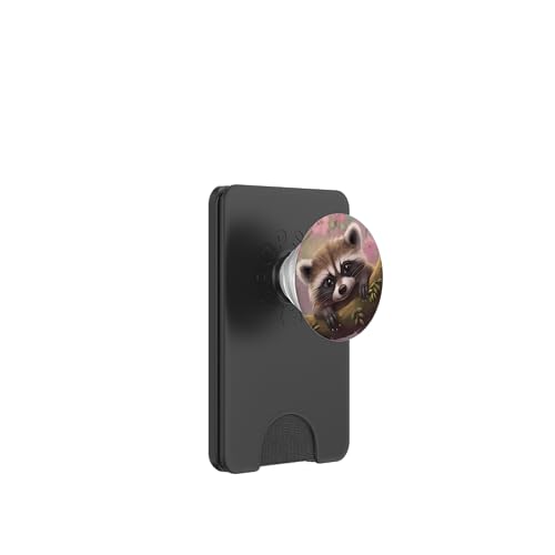 Süßer Baby-Waschbär PopSockets PopWallet für MagSafe Süßer Baby-Waschbär PopSockets PopWallet für MagSafe von Cute Funny Animals
