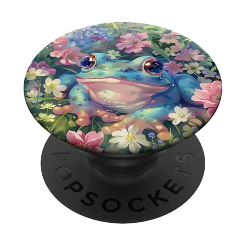 Süßer Frosch PopSockets Klebender PopGrip von Cute Funny Animals