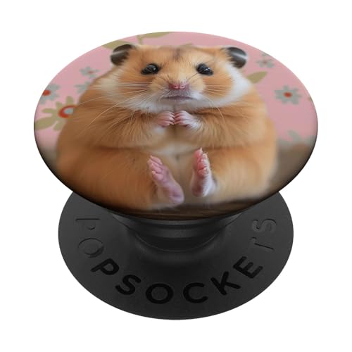 Süßer Hamster PopSockets Klebender PopGrip von Cute Funny Animals