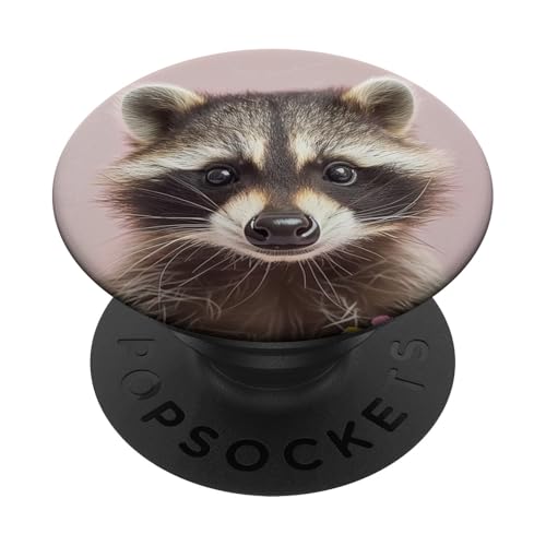 Süßer Waschbär PopSockets Klebender PopGrip Süßer Waschbär PopSockets Klebender PopGrip von Cute Funny Animals