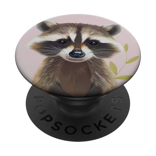 Süßer Waschbär PopSockets Klebender PopGrip Süßer Waschbär PopSockets Klebender PopGrip von Cute Funny Animals