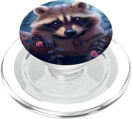 Süßer Waschbär PopSockets PopGrip für MagSafe Süßer Waschbär PopSockets PopGrip für MagSafe von Cute Funny Animals