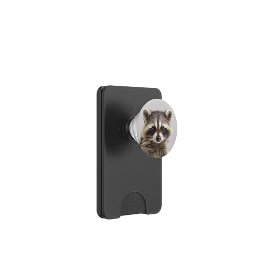 Süßer Waschbär PopSockets PopWallet für MagSafe Süßer Waschbär PopSockets PopWallet für MagSafe von Cute Funny Animals
