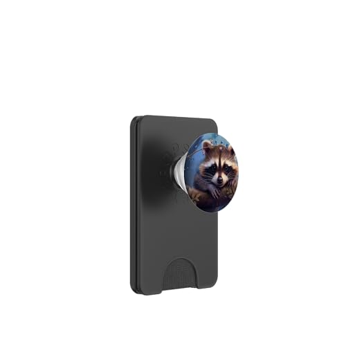 Süßer Waschbär PopSockets PopWallet für MagSafe Süßer Waschbär PopSockets PopWallet für MagSafe von Cute Funny Animals
