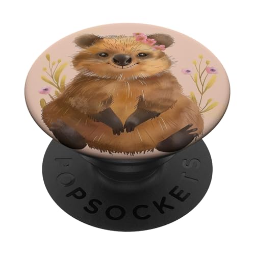 Süßer lustiger Quokka PopSockets Klebender PopGrip Süßer lustiger Quokka PopSockets Klebender PopGrip von Cute Funny Animals