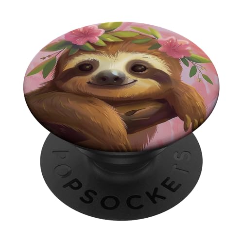 Süßes Faultier PopSockets Klebender PopGrip Süßes Faultier PopSockets Klebender PopGrip von Cute Funny Animals