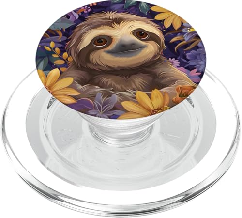 Süßes Faultier PopSockets PopGrip für MagSafe Süßes Faultier PopSockets PopGrip für MagSafe von Cute Funny Animals