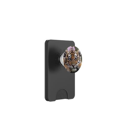 Tigergesicht aus nächster Nähe PopSockets PopWallet für MagSafe Tigergesicht aus nächster Nähe PopSockets PopWallet für MagSafe von Cute Funny Animals