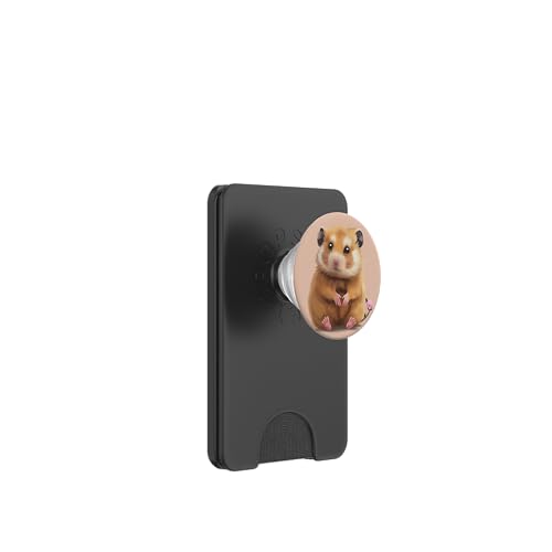 Trauriger Hamster PopSockets PopWallet für MagSafe von Cute Funny Animals