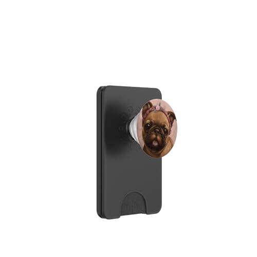 Vute Mops Welpe PopSockets PopWallet für MagSafe von Cute Funny Animals