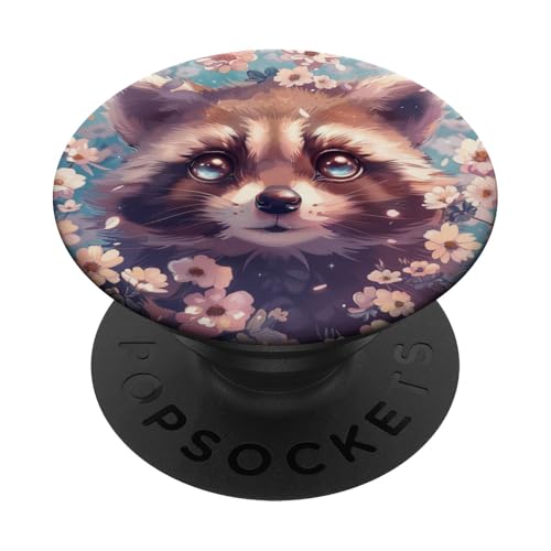 Waschbär PopSockets Klebender PopGrip Waschbär PopSockets Klebender PopGrip von Cute Funny Animals