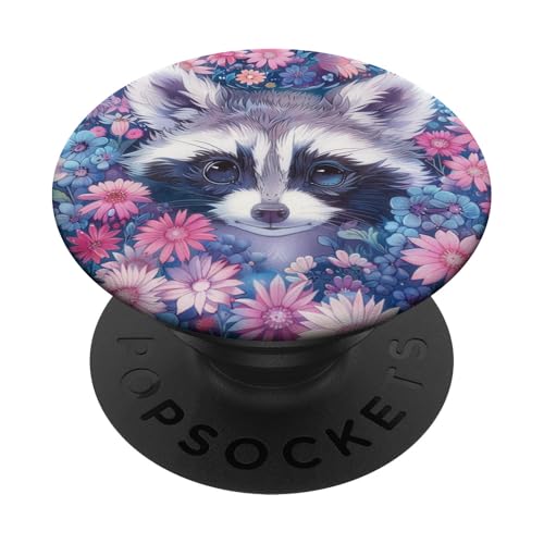 Waschbär PopSockets Klebender PopGrip Waschbär PopSockets Klebender PopGrip von Cute Funny Animals